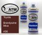 Preview: Toyota, Brandywine Mica, 4S6: 400ml Sprühdose + 400ml Klarlack - Set, von ATW Autoteile West.